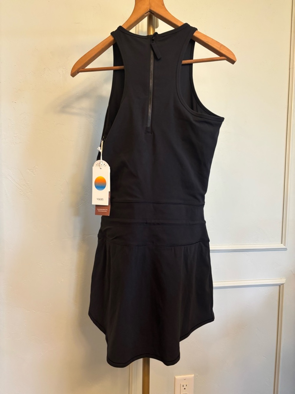 Vuori Black Sleeveless Mini Dress - Picture 3 of 4